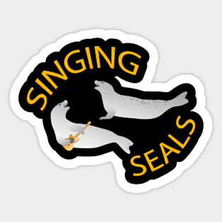 Singing seals Sticker